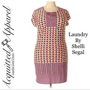 Laundry | by Shelli Segal Printed Pink Dress